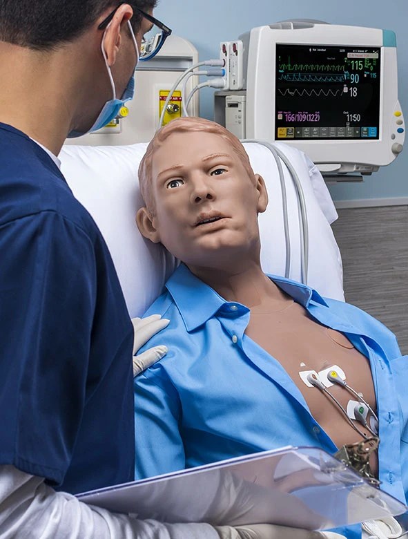 HAL S5301 patient simulator in clinical training use